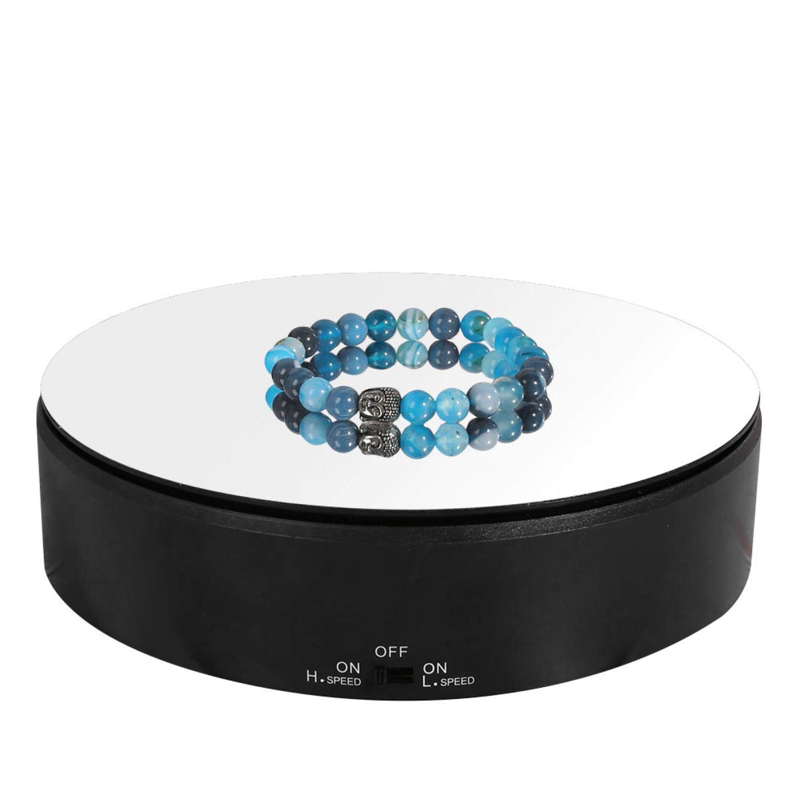 Solar Powered Rotating Display Stand - 360° Electric Turntable for Maintenance Tools & Home Decor | Perfect for Showcasing Collectibles, DIY Projects & Workshop Organization
