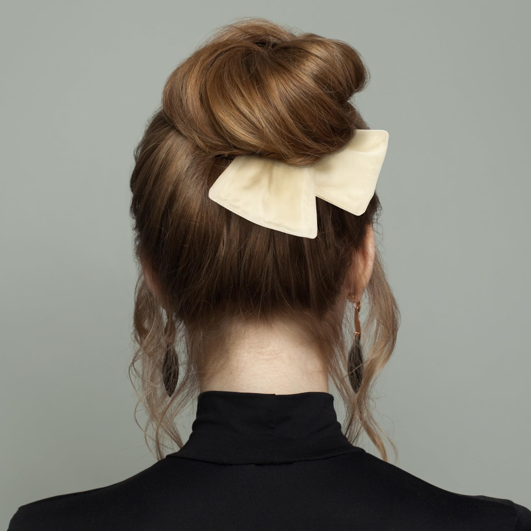 6pcs Flexible Ballet Hair Accessory Set - Donut Bun Shapers & French Curler Clips for Long, Short, Thick or Thin Hair - Perfect for Women & Girls - Great for Dance, Wedding, Prom and Everyday Styling