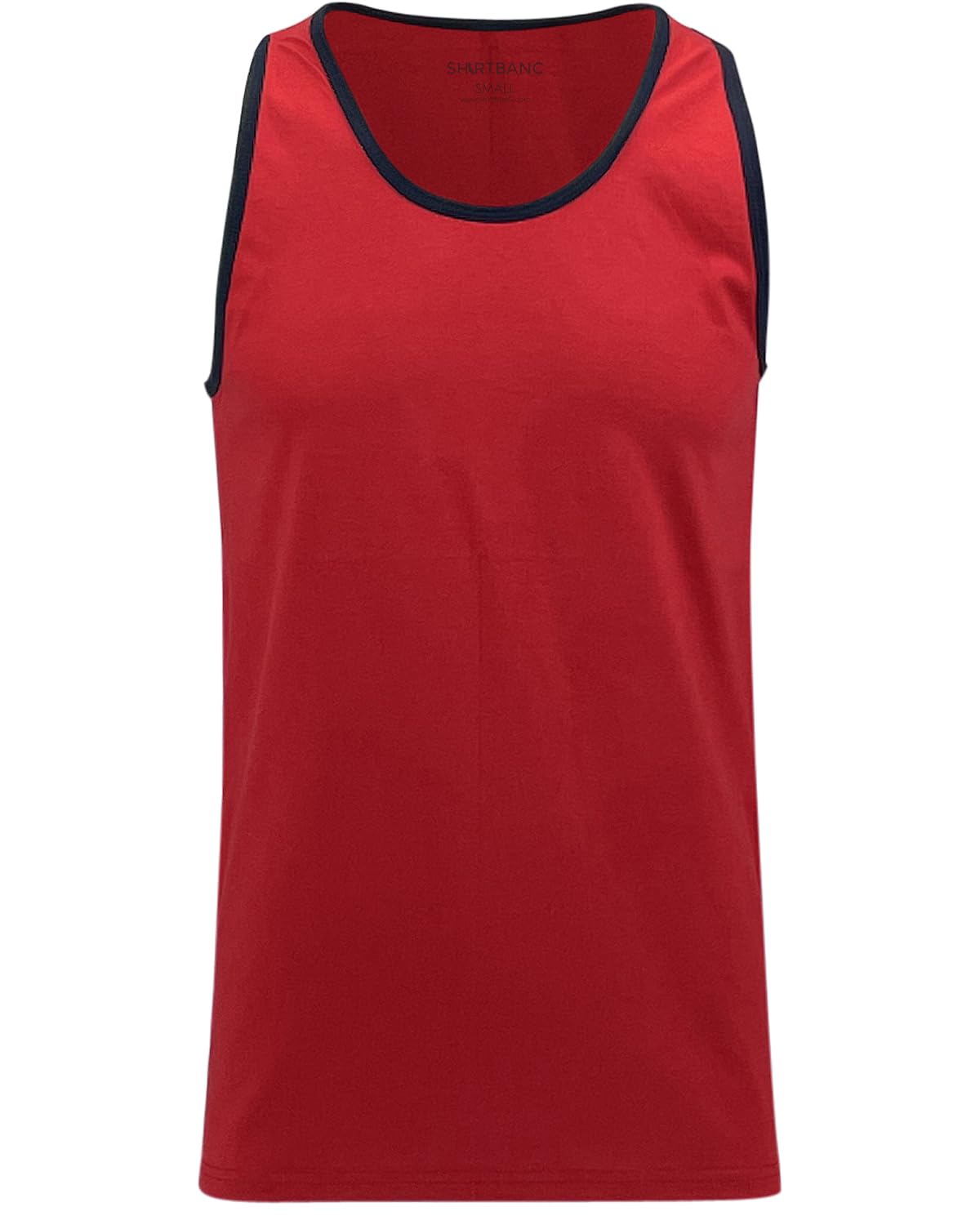 SHIRTBANC Men's Cotton Tank Top - Breathable Workout Shirt for Gym, Running & Beach | Sleeveless Muscle Tee for Summer Outdoor Activities