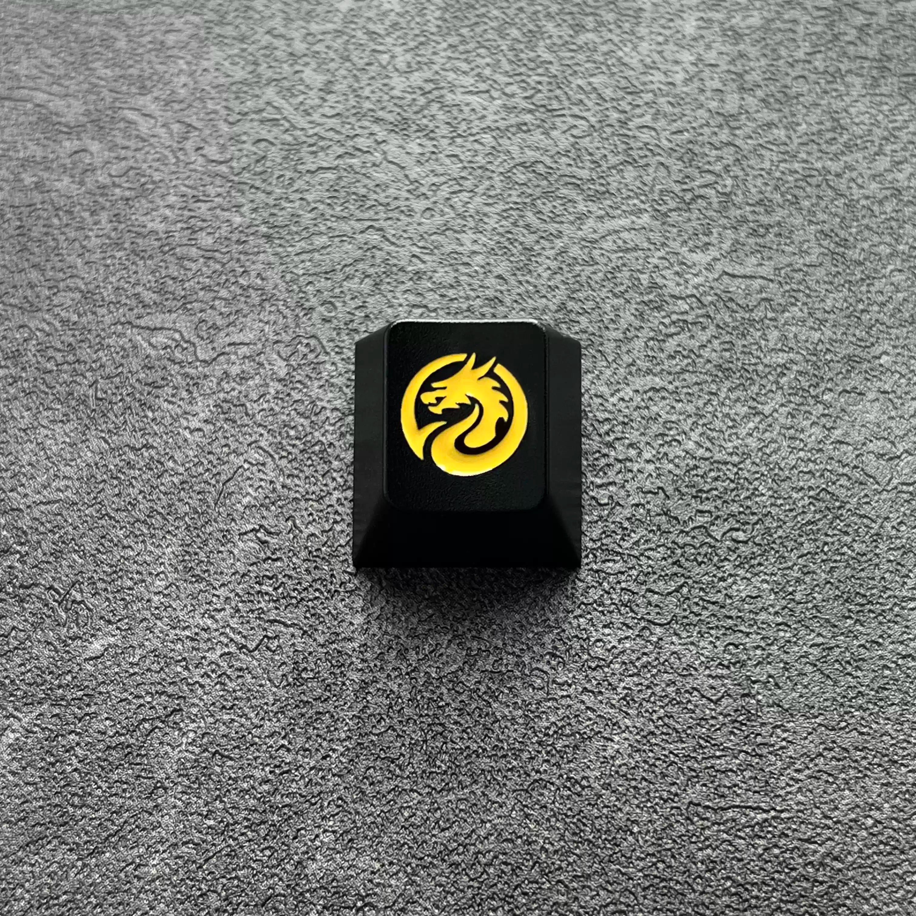 Custom Dragon Totem Metal Keycaps - High-Quality CNC Aluminum Alloy Mechanical Keyboard Keycaps (R4 Profile) for Gaming & Typing | Personalized RGB Backlit Keyboard Accessories for PC Gamers & Enthusiasts
