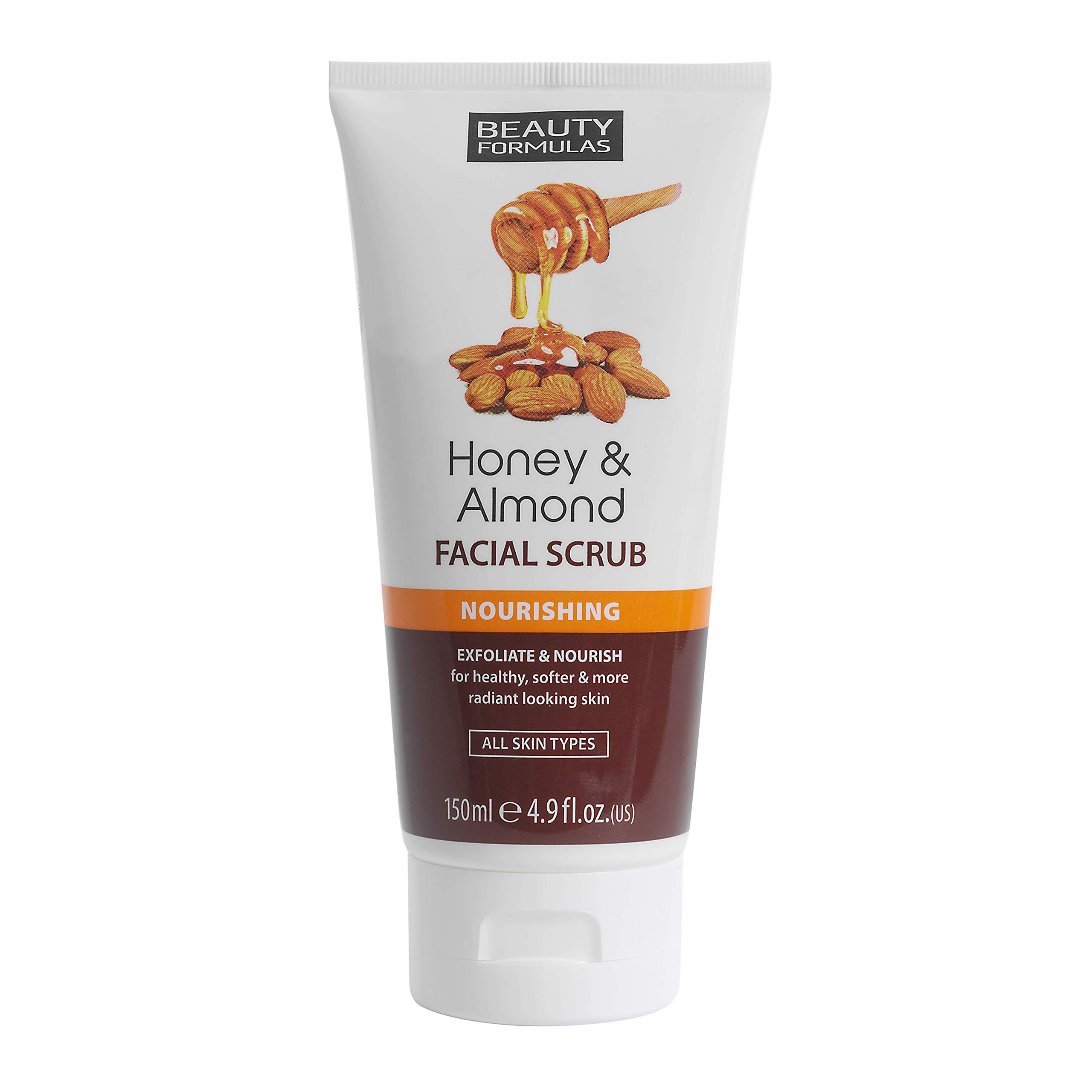 Honey Almond Facial Scrub 150ml - Exfoliate & Glow for Soft Skin