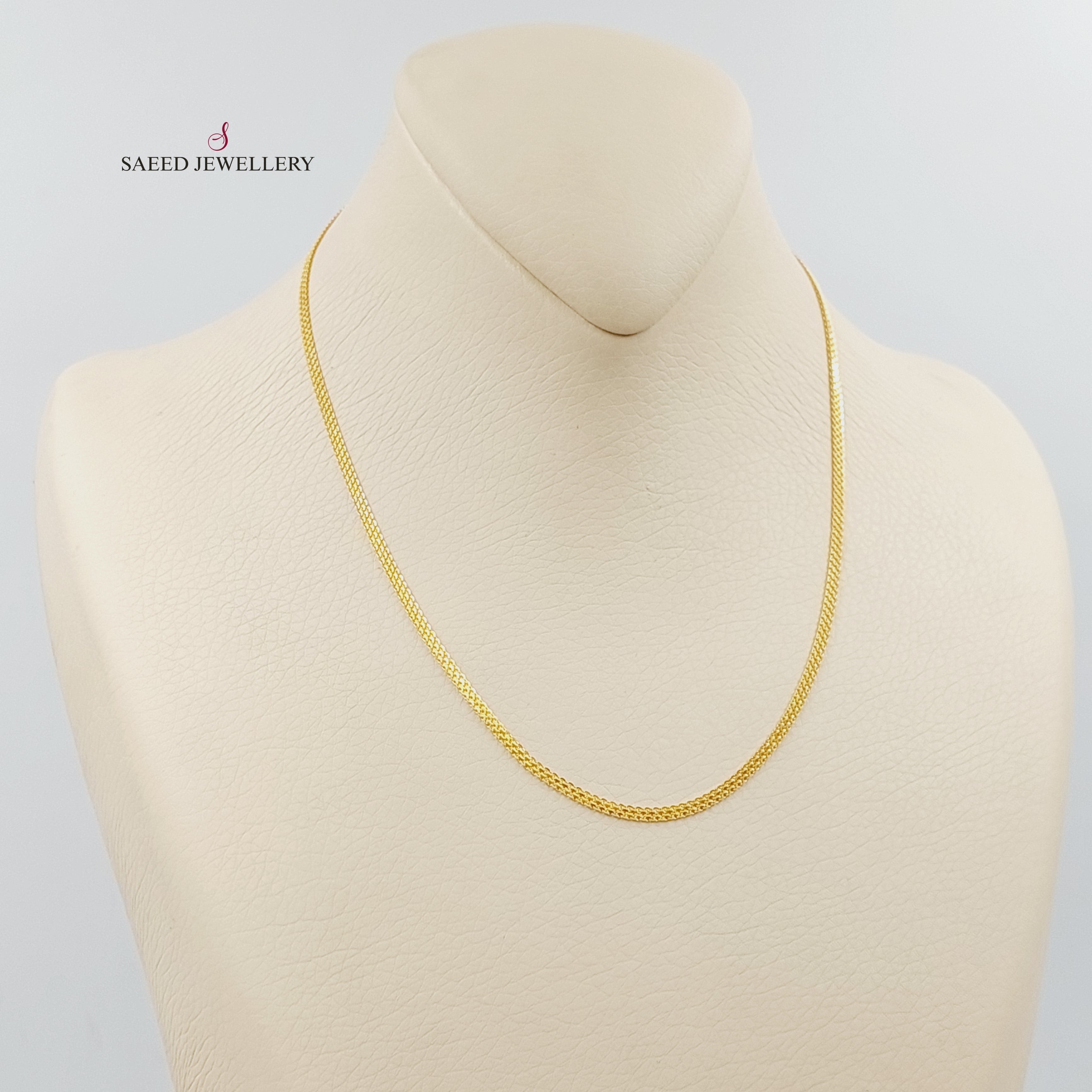 2mm Flat Necklace Chain - Dainty Gold/Silver Layering Chain for Women - Perfect for Everyday Wear, Gift Giving & Jewelry Making