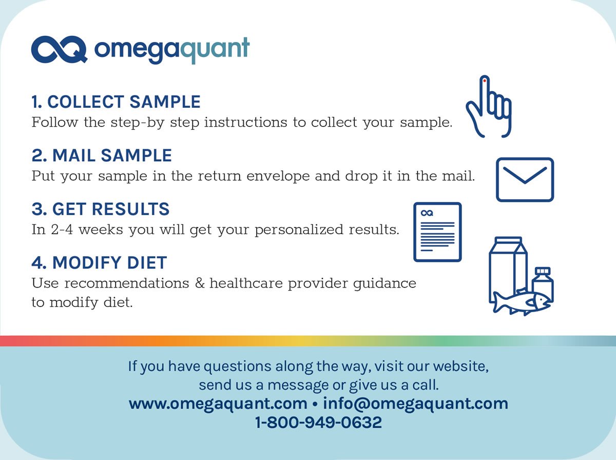 Omega 3 Index At Home Test Kit - Measure Your Omega-3 Levels Easily | Fast & Accurate EPA/DHA Blood Test | Supports Heart & Brain Health | Perfect for Health-Conscious Individuals & Fitness Enthusiasts