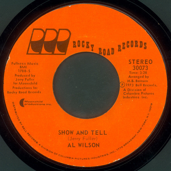 Al Wilson - Show And Tell 7