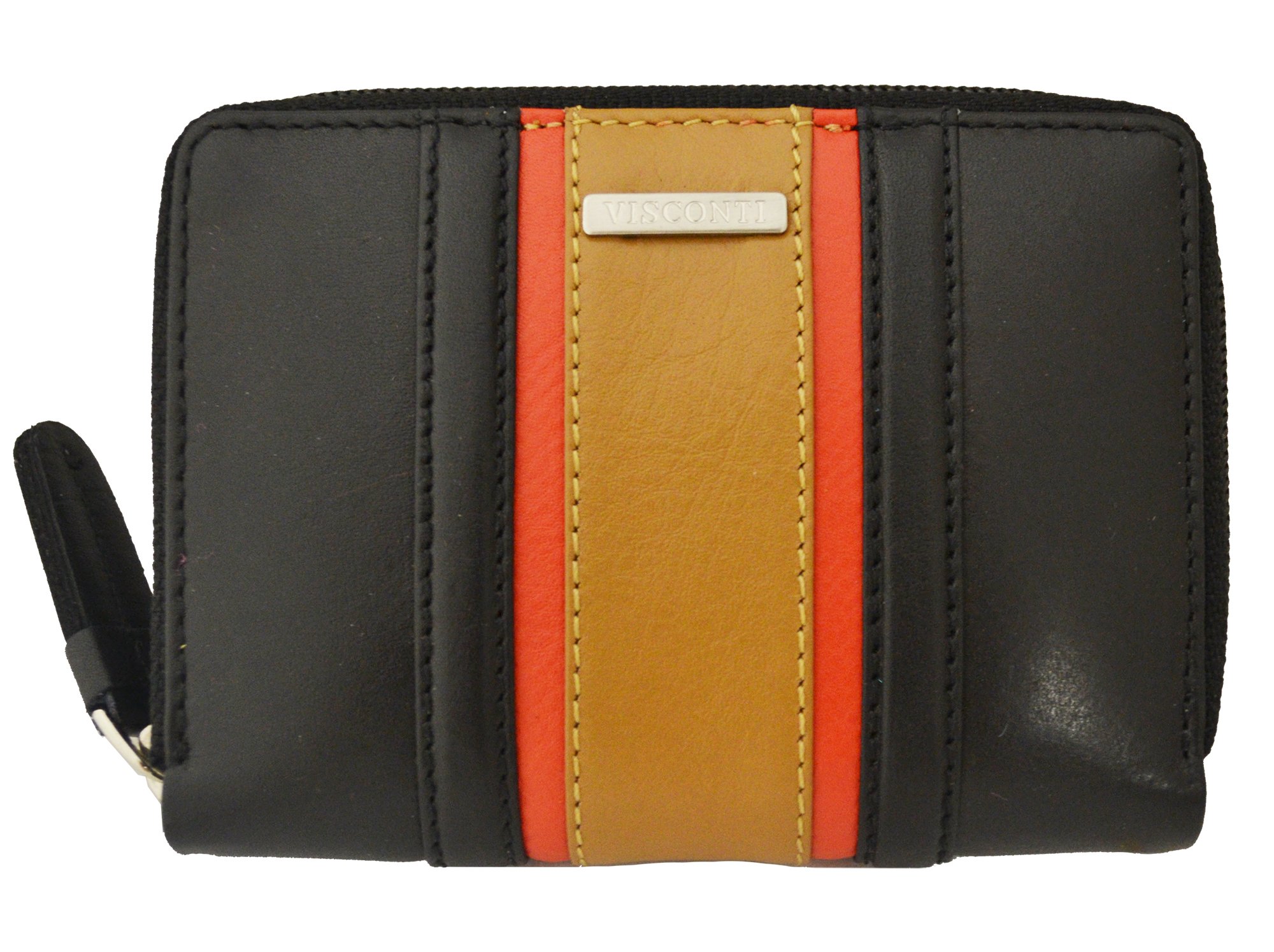 Visconti Women's Soft Leather Coin Purse Wallet - Small Slim RFID Blocking Card Holder for Credit Cards, Cash & Coins | Perfect for Travel, Shopping & Everyday Use
