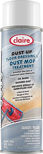 875 14 OZ Dust Up Mop Treatment - Powerful Cleaning Solution for Hardwood Floors & Tile Surfaces | Perfect for Homes, Offices & Commercial Spaces
