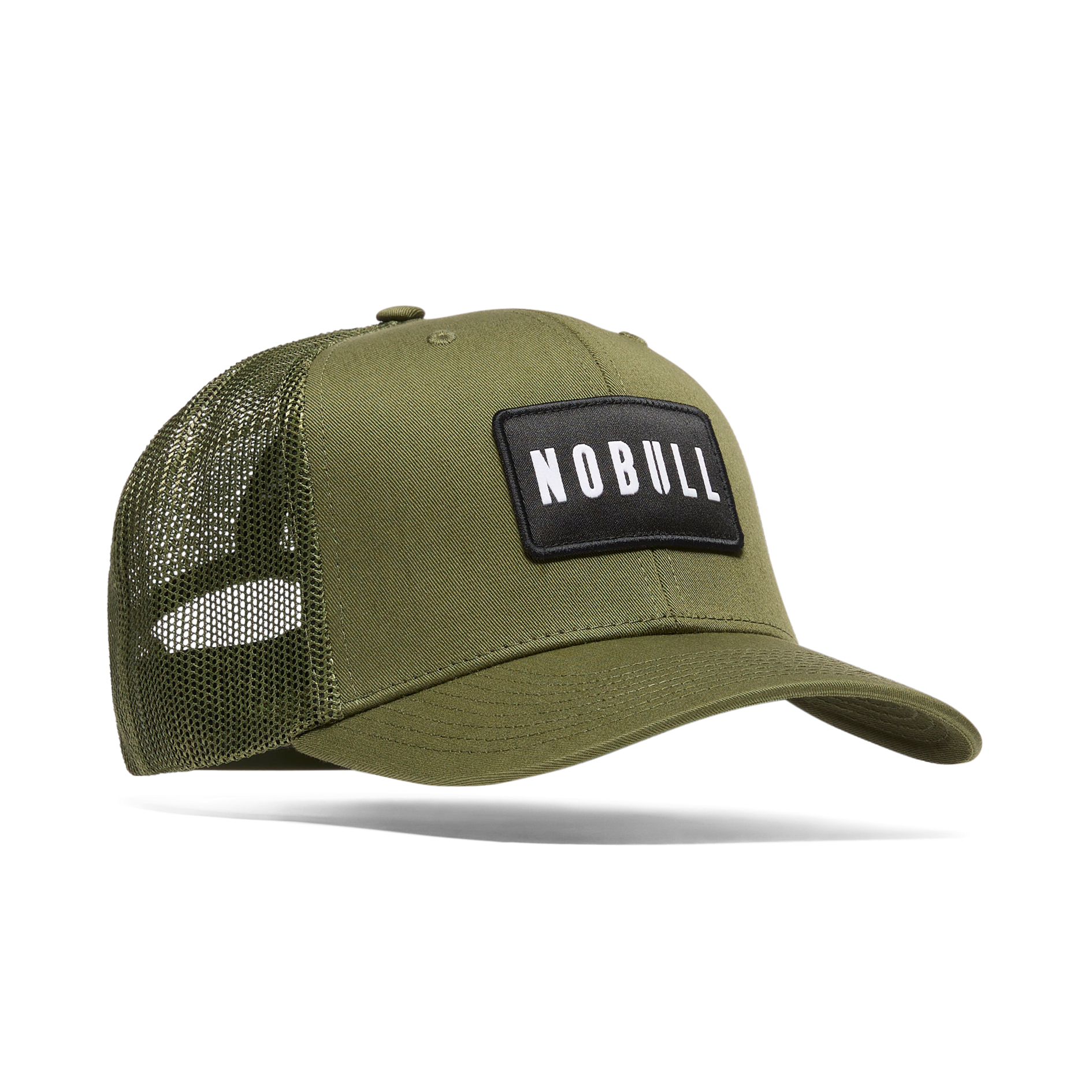 NOBULL Curved Brim Trucker Hat - Adjustable Snapback Cap for Men & Women - Perfect for Outdoor Activities, Workouts, and Casual Wear