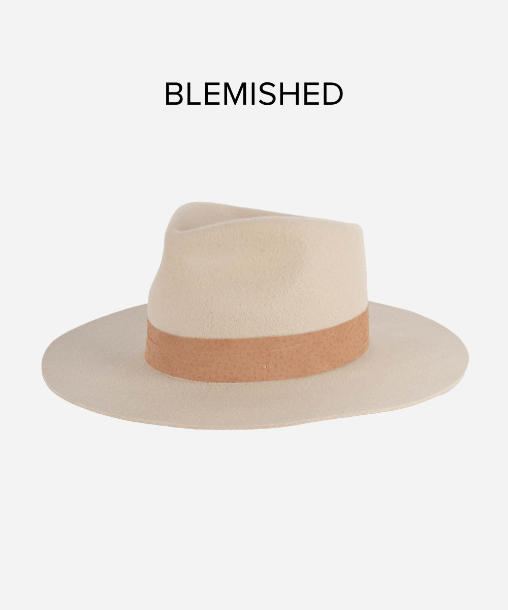 Miller Fedora Hat Ivory - Vintage Style Wool Felt Fedora for Men & Women | Perfect for Outdoor Events, Weddings, and Casual Wear