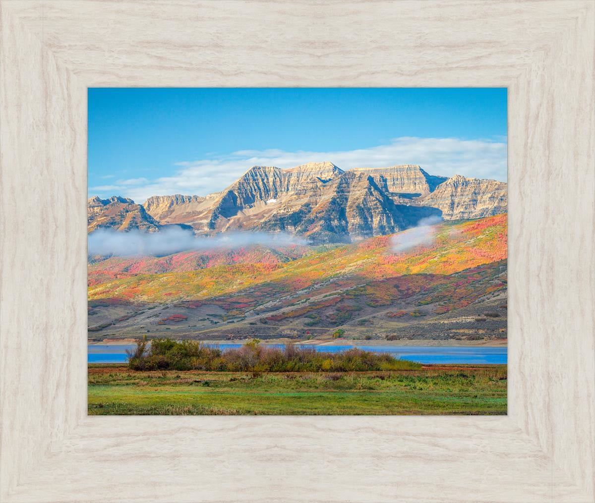 Autumn Splendor Over Timpanogos - Stunning Fall Landscape Photography Print for Home & Office Wall Decor | Perfect for Living Rooms, Bedrooms & Gifts