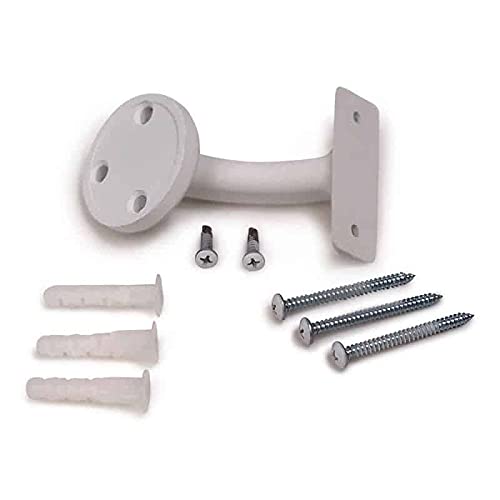 DHR 13' White Sand Handrail Section with Mounts - Indoor & Outdoor Stair Railing - Easy to Install USA-Made Porch & Deck Handrail for Home Safety | Perfect for Stairs, Balconies, and Elevated Walkways
