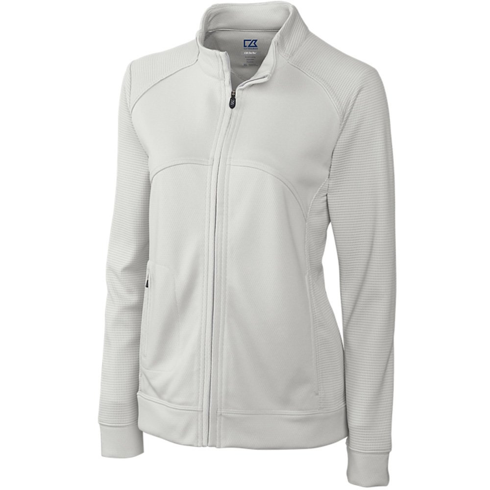 Cutter & Buck Women's Drytec Edge Full Zip Waterproof Windproof Jacket for Hiking, Running & Outdoor Activities