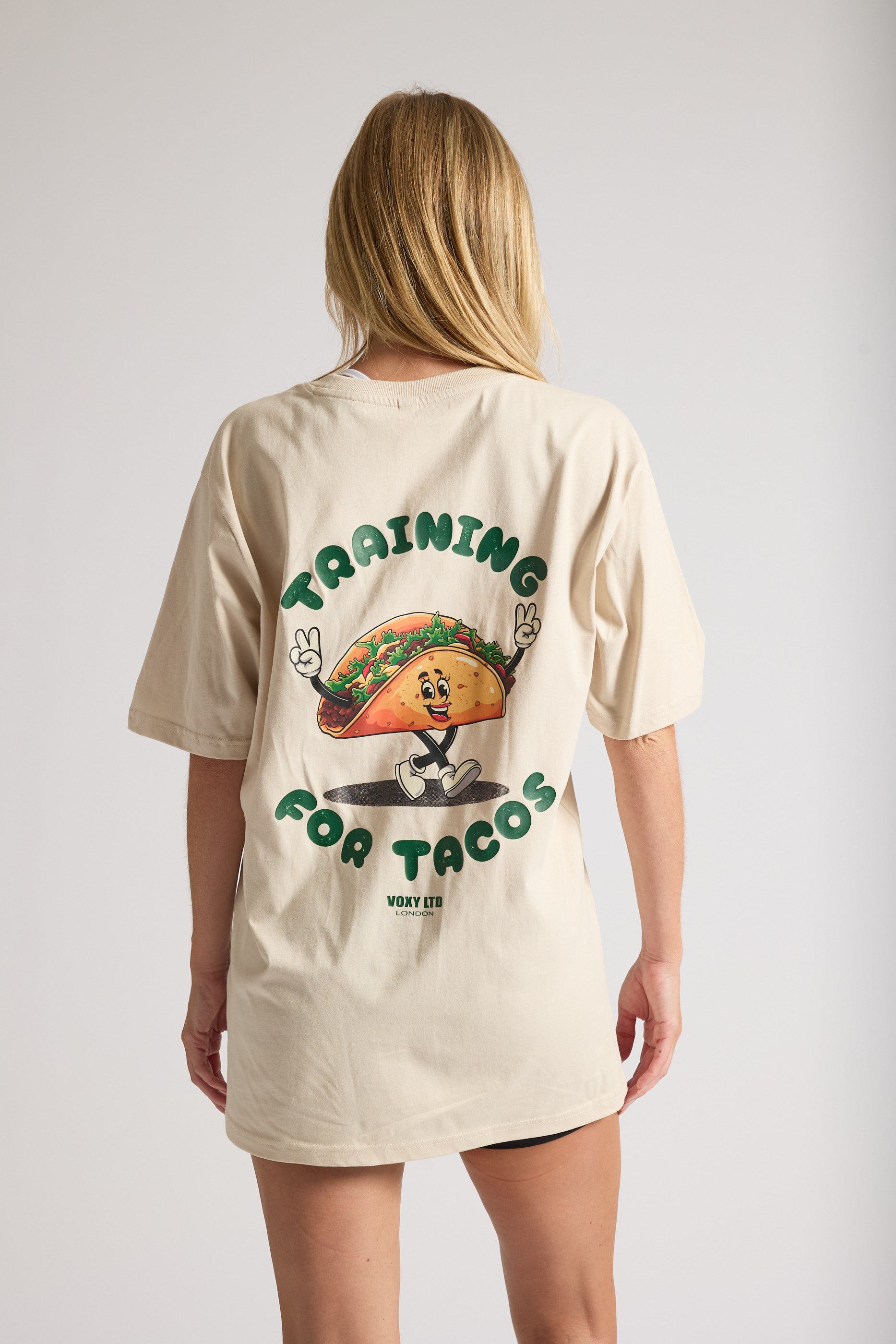 Oversized Taco Graphic T-Shirt for Men & Women - Comfortable Casual Wear for Parties, Festivals, and Everyday Outfits