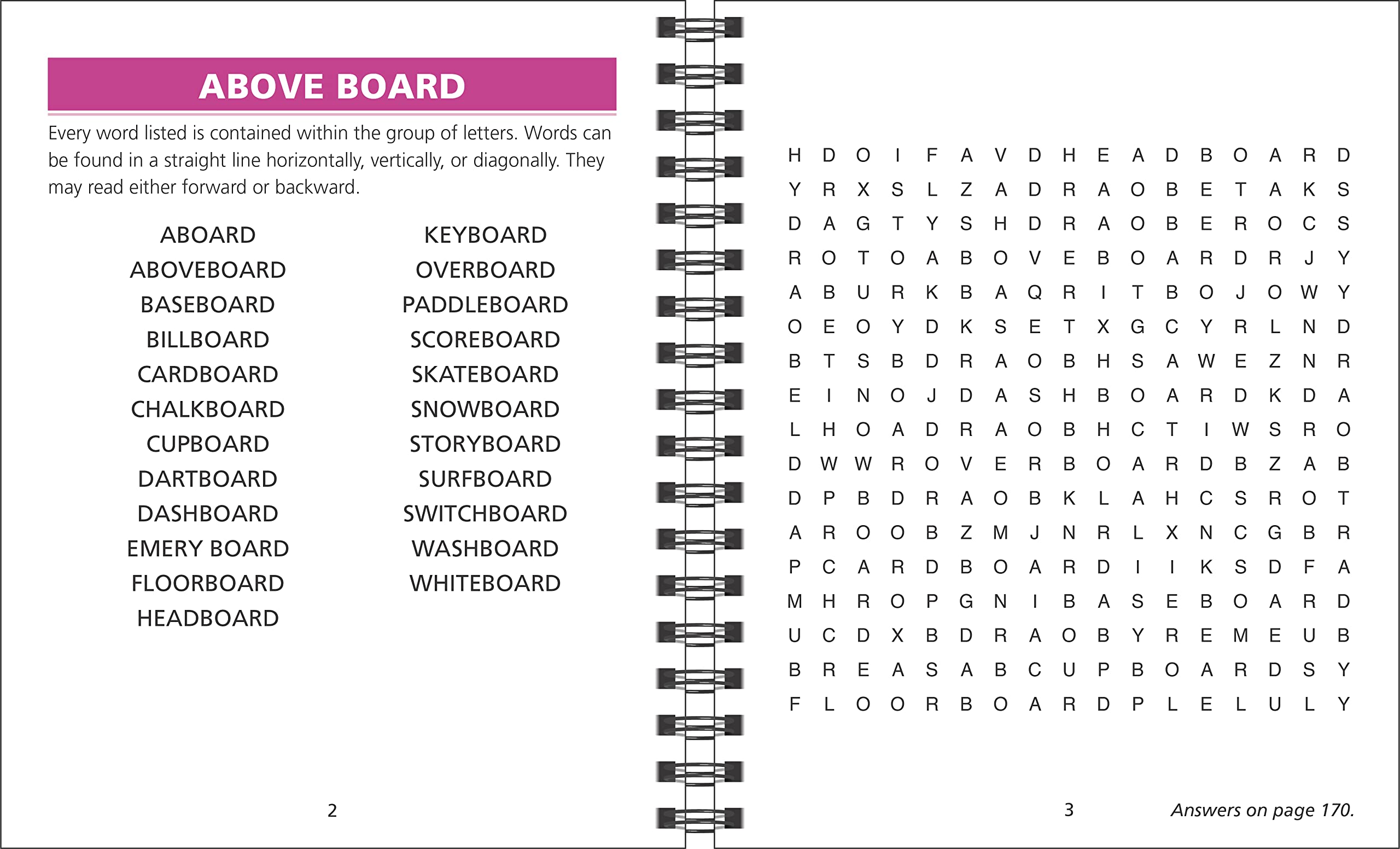 Brain Games - Large Print Word Search Puzzle Book for Adults & Seniors | Fun & Relaxing Activity for Travel, Home & Office