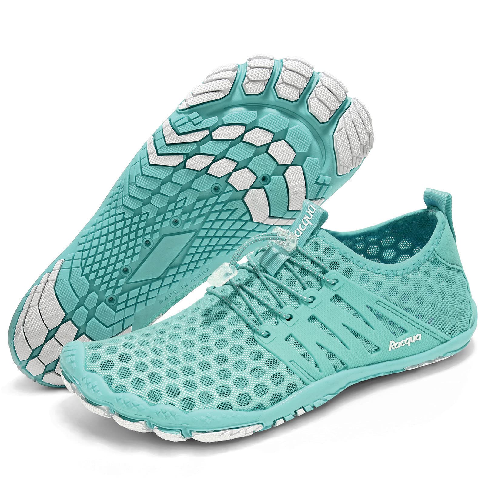 **Racqua Composite Mesh Water Shoes for Men & Women – Lightweight Quick-Dry Aqua Shoes for Beach, Swimming, Surfing & Water Sports**