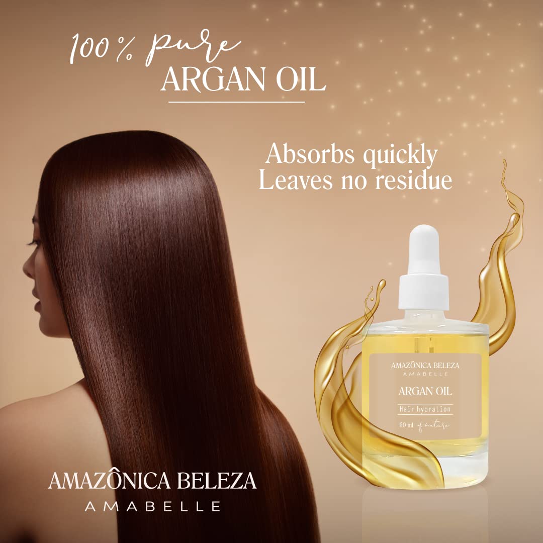 Argan Boom Shampoo & Conditioner Set with 100% Pure Argan Oil - Moisturizing & Nourishing Treatment for Dry Hair Repair & Hydration - 10oz - Perfect for Damaged Hair Care & Daily Hydration Routine