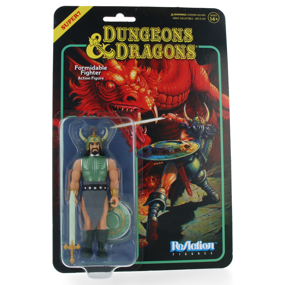 Formidable Fighter Dungeons & Dragons ReAction Figure Wave 03 - Premium D&D Miniature for Tabletop RPG Gaming & Collectors