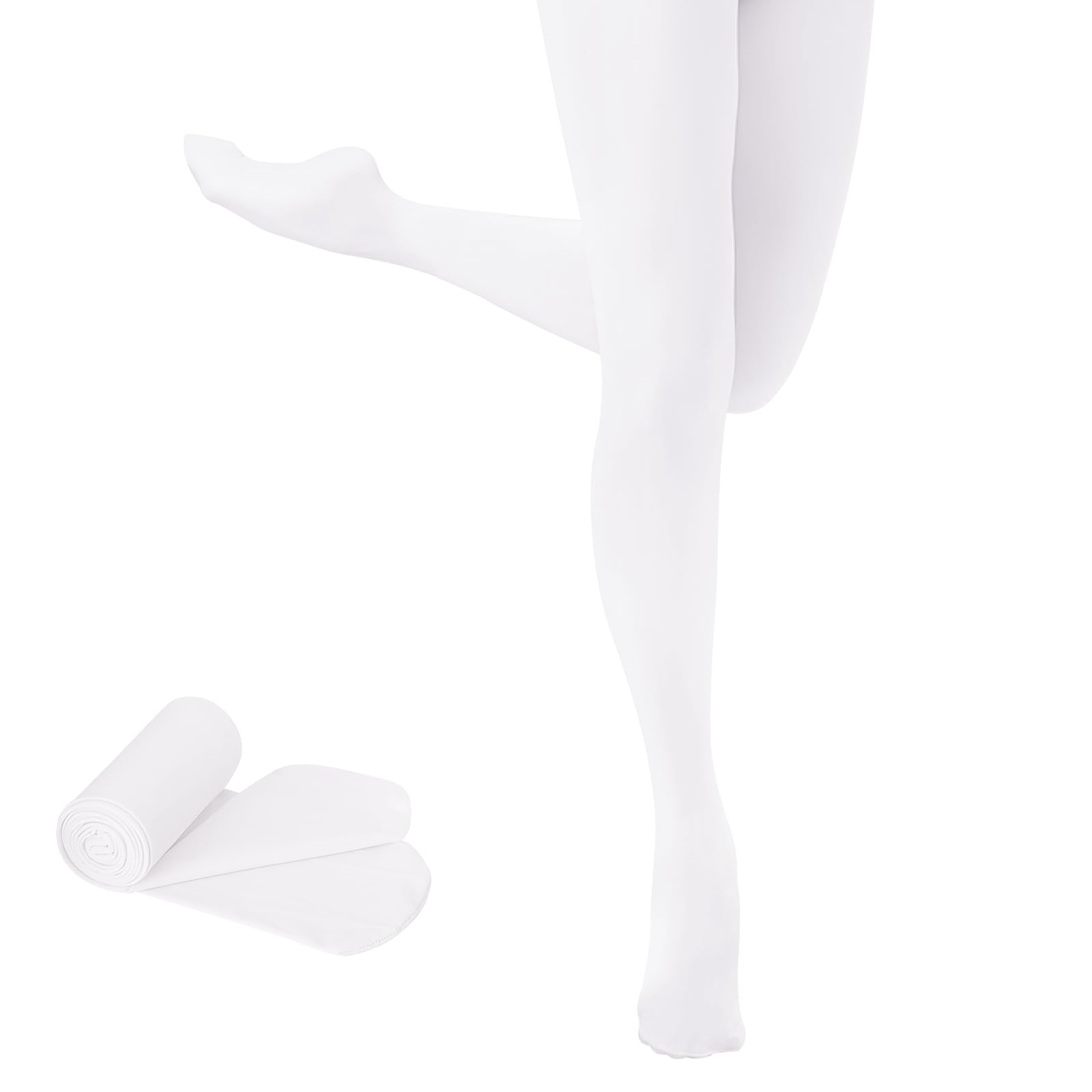 Buauty Girls Ballet Dance Tights - Ultra Soft Footed Leggings for Toddler, Little & Big Kids - Perfect for Ballet Practice, Recitals & Dance Classes