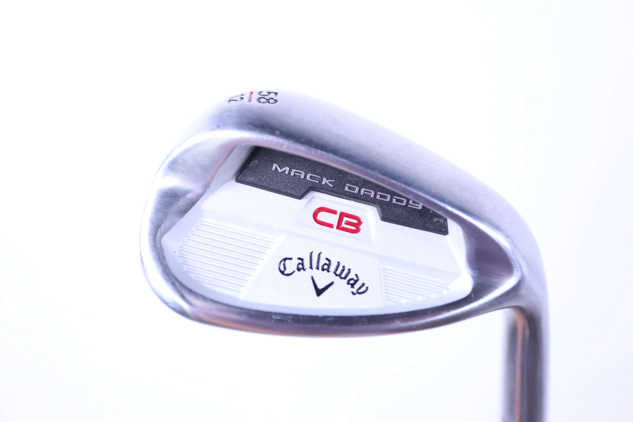 Used Callaway Mack Daddy CB Lob Wedge - Right Handed 58° Regular Flex Golf Club for Short Game & Bunker Shots