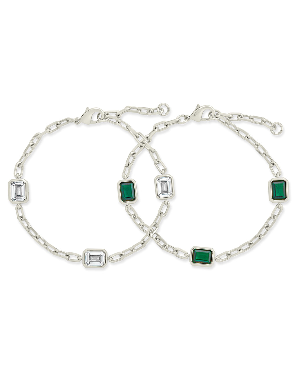 Lennox Station Sterling Silver CZ Tennis Bracelet Set for Women - Elegant Jewelry Gift for Birthday, Anniversary & Special Occasions