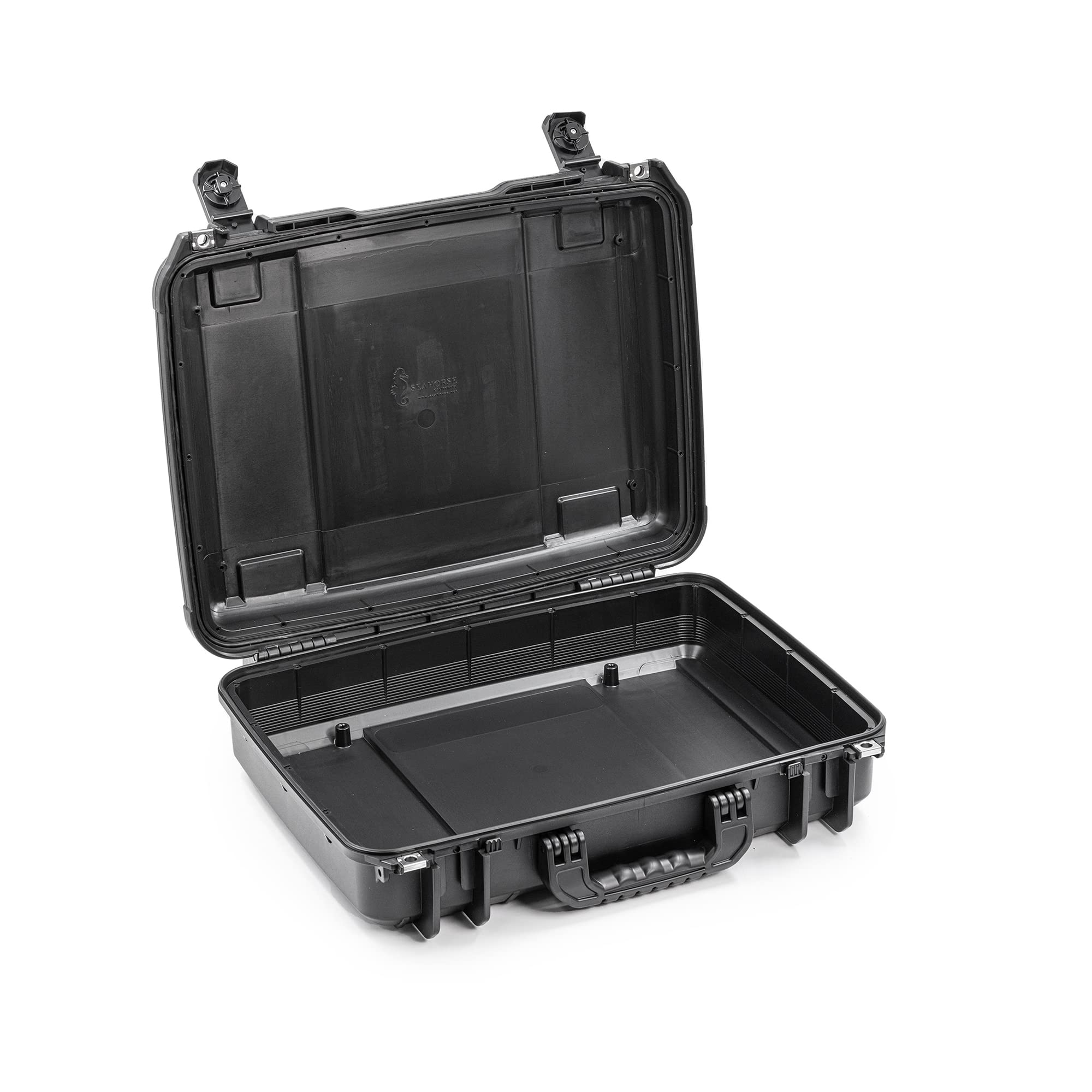 Seahorse 710 Heavy Duty Protective Dry Box Case - TSA Approved, Mil-Spec, IP67 Waterproof, USA Made for Cameras, Firearms, Motorcycles, Laptops, Gaming Consoles & VR Gear | Perfect for Travel, Outdoor Adventures & Equipment Storage