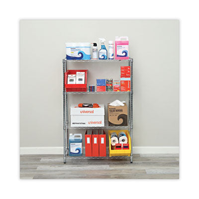 Alera® 4-Tier Residential Wire Shelving Unit - 36