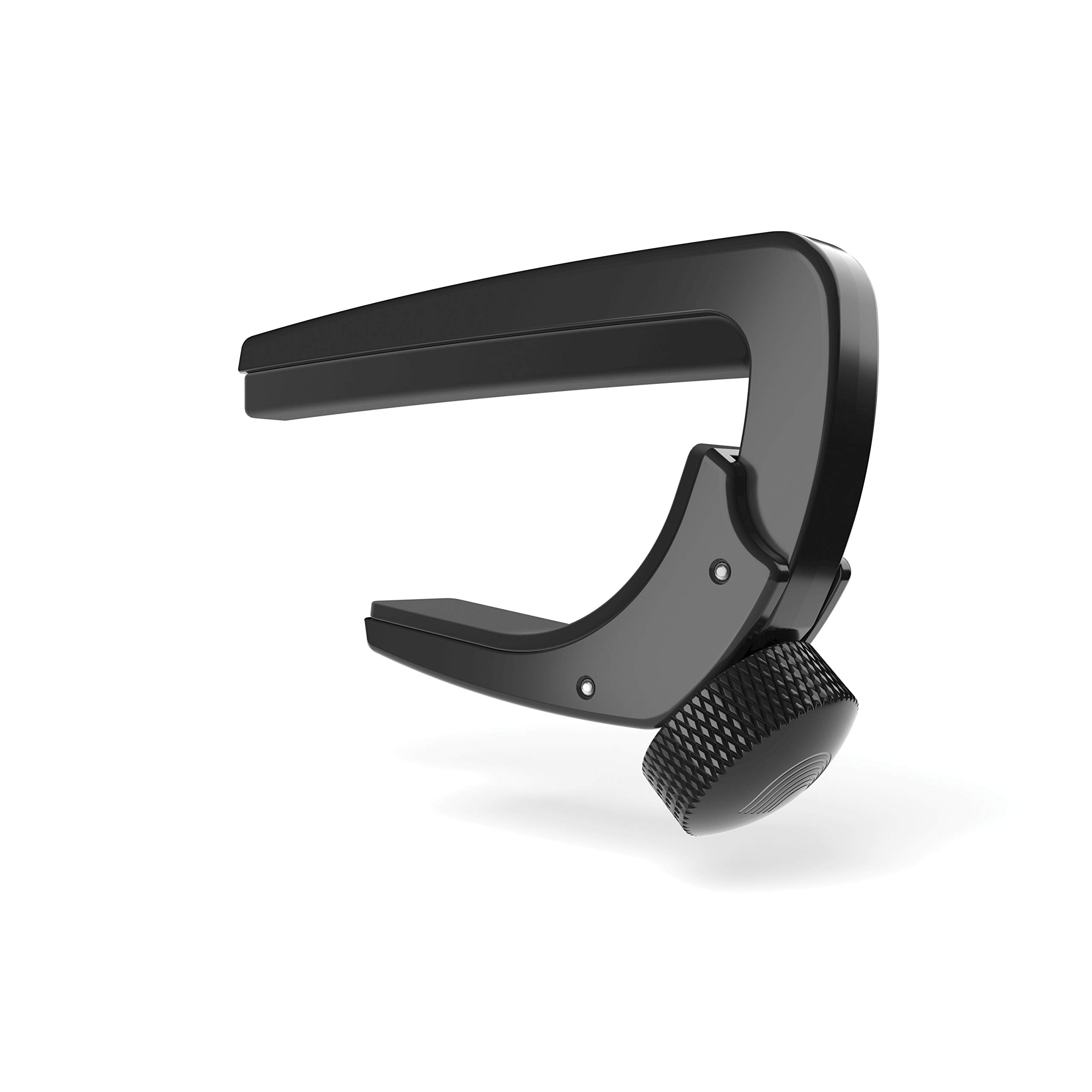 D’Addario NS Lite Classical Guitar Capo - Ultralight Capo for 6-String Acoustic Nylon Guitars - Micrometer Tension Adjustment - Black - Perfect for Classical Guitar Performances & Practice Sessions