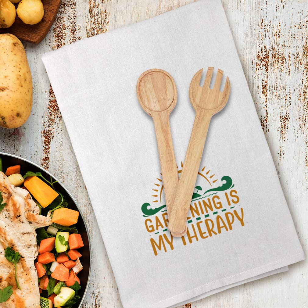 Mother's Day Kitchen Towels - Floral Garden Leaves Design, Dish Towels for Therapy, Gardening & Summer Cleaning Supplies | Perfect for Home Decor, Gifts & Daily Use