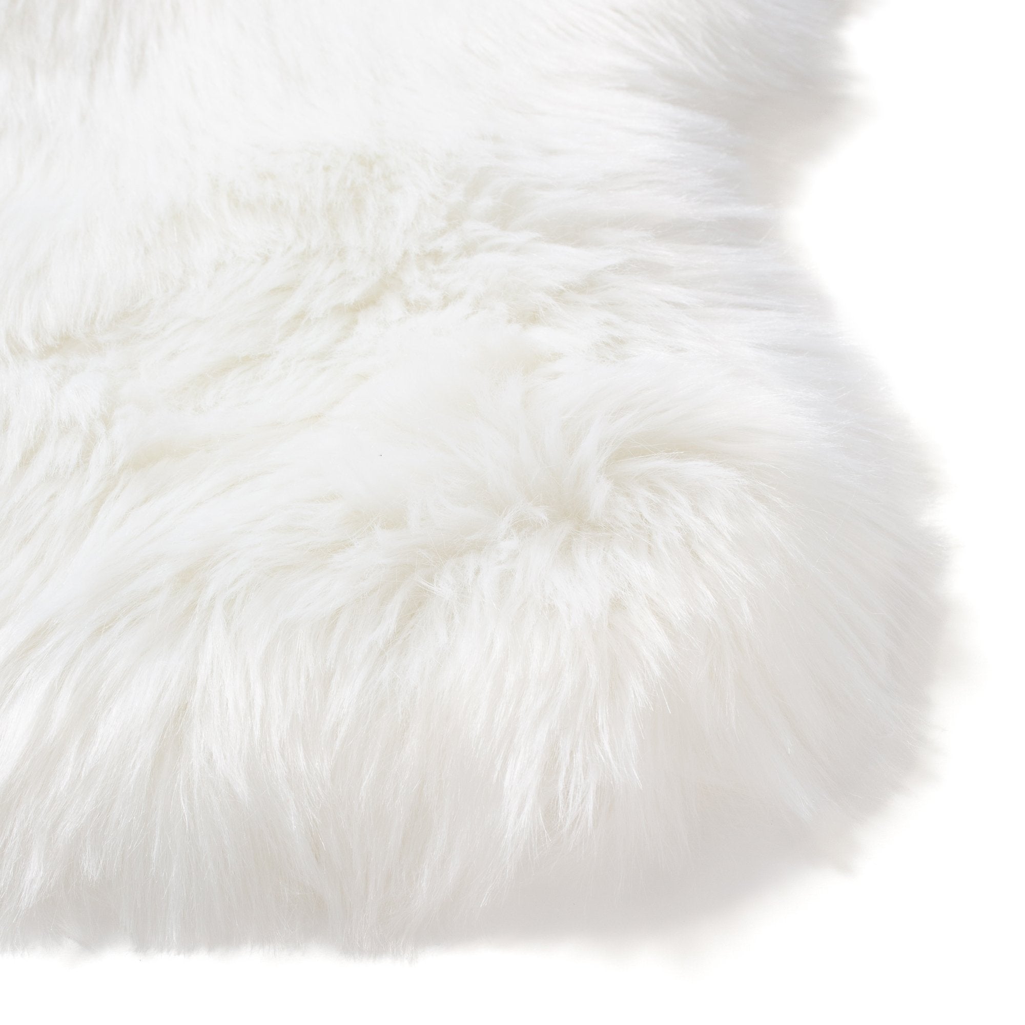 Farmo White Area Rug 90x50 Inches - Soft Plush Shaggy Carpet for Living Room, Bedroom, Nursery - Non-Slip & Machine Washable