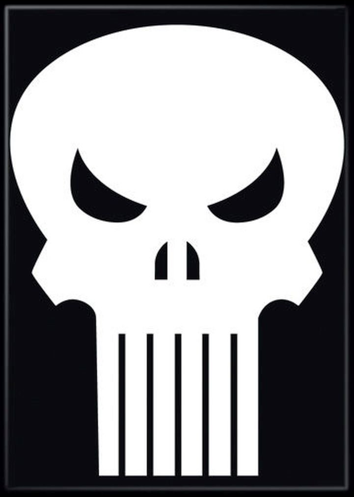 Punisher Logo Magnet 2.5x3.5