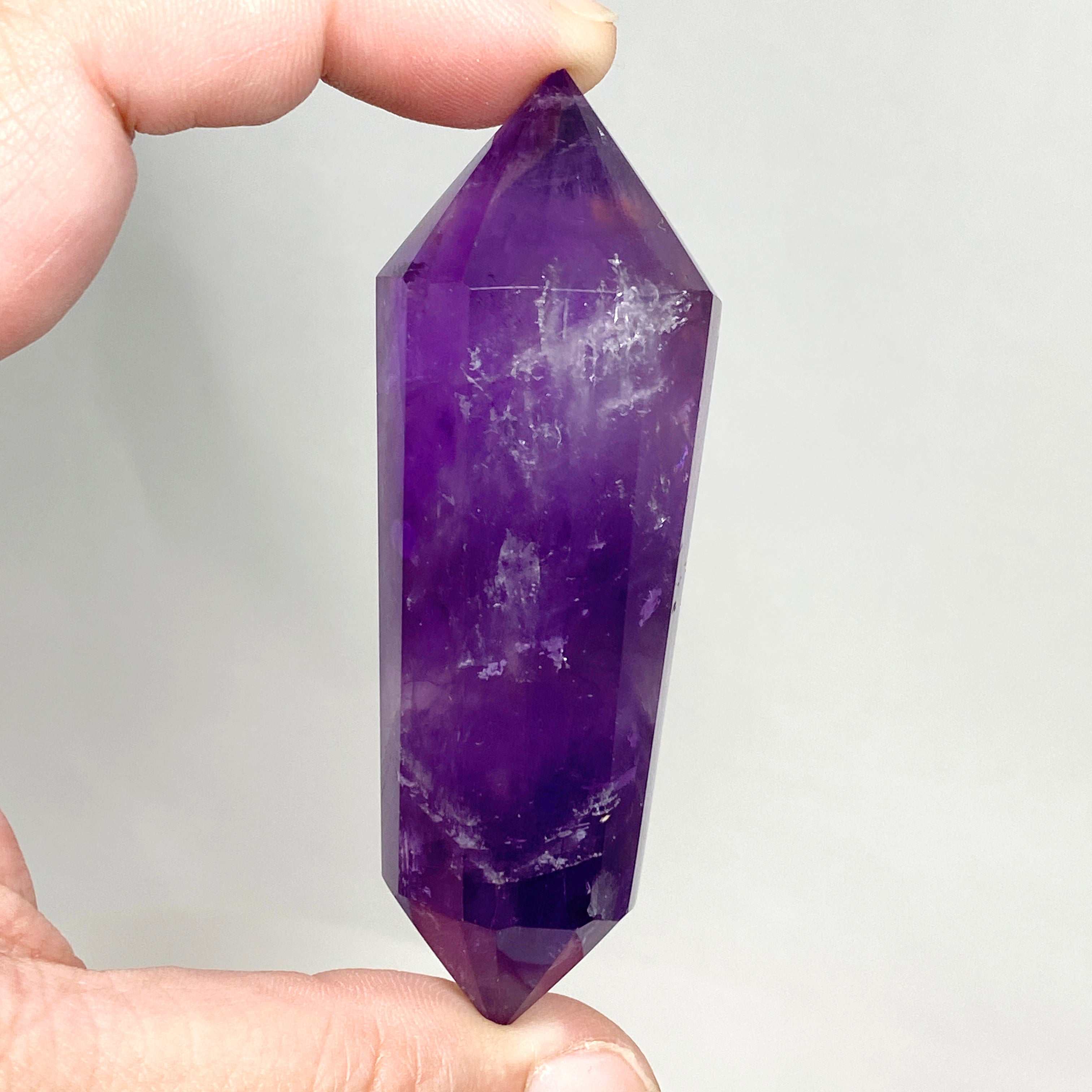 Amethyst Vogel AMV 01 - Premium Crystal Healing Stone for Meditation, Stress Relief & Positive Energy - Perfect for Home Decor, Yoga Practice & Spiritual Gifts