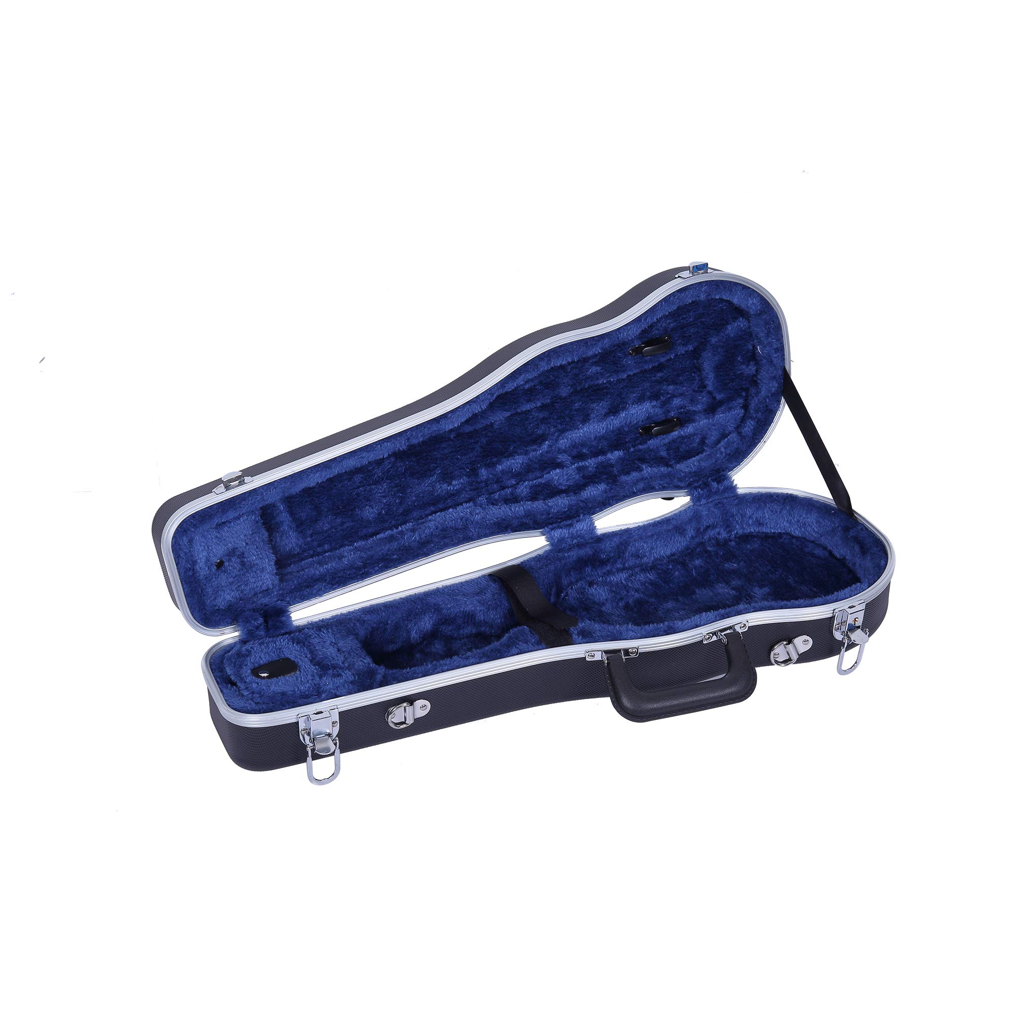 Crossrock 3/4 Violin Case Backpack - Lightweight Durable Black Violin Case with Shoulder Straps & Storage Pocket (CRA800SVTBK) - Perfect for School, Travel & Music Lessons