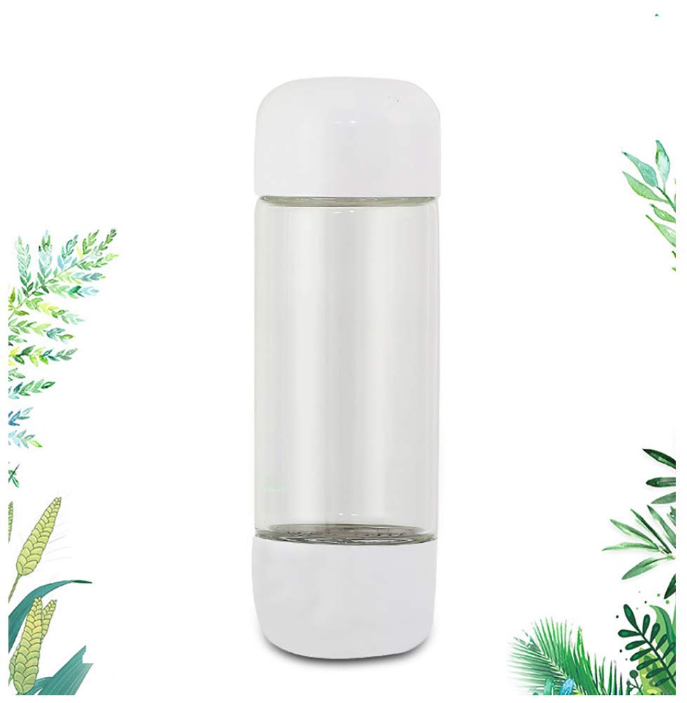 Portable Hydrogen Water Bottle - 330ml PEM Electrolysis Alkaline H2 Generator with Ionizer for Pure Hydrogen-Rich Drinking Water | Perfect for Travel, Gym & Daily Hydration