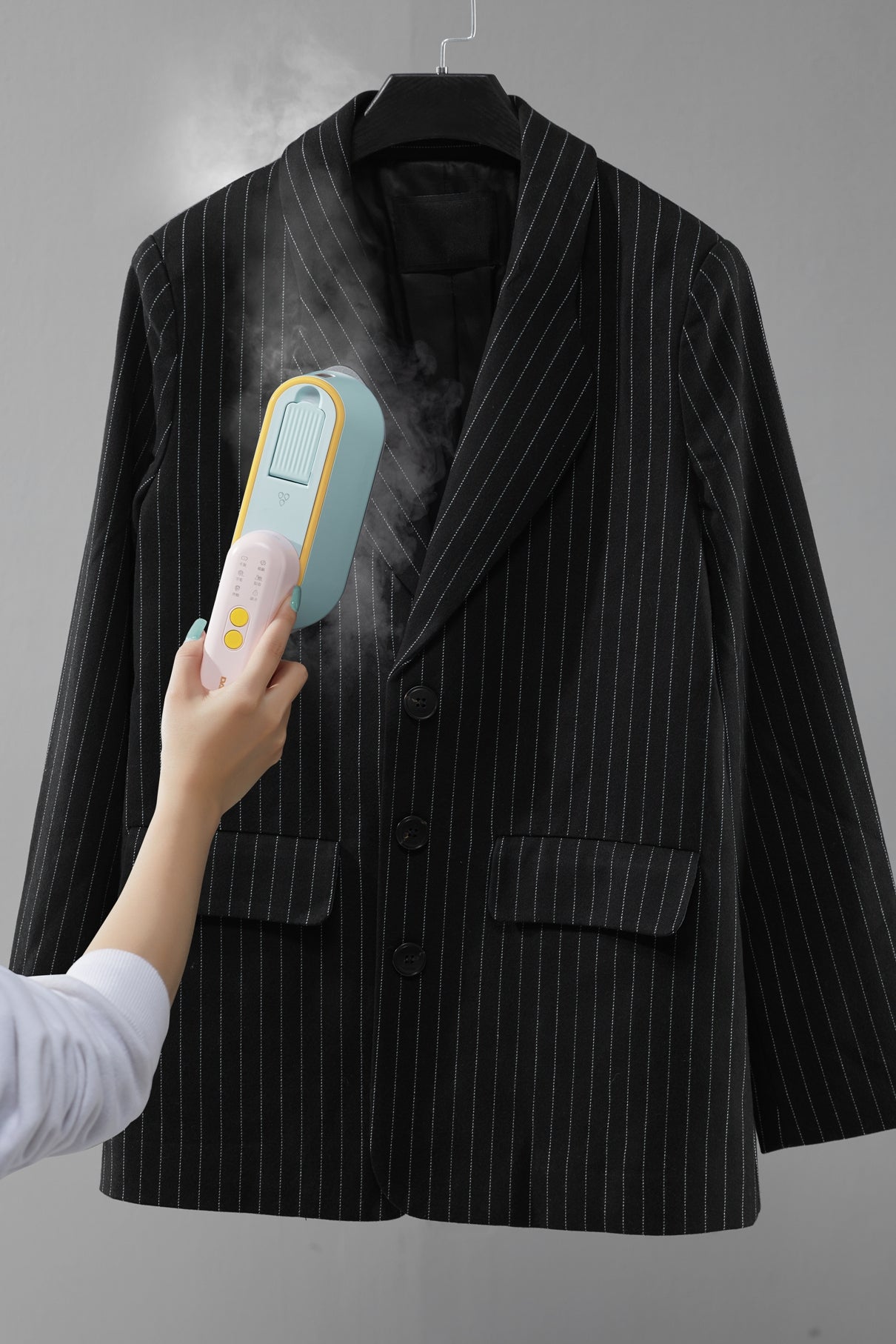 Daewoo HI 029PRO Mini Foldable Steam Iron & Garment Steamer - Portable Travel Iron for Clothes, Suits, Dresses - Perfect for Home, Office & Hotel Use