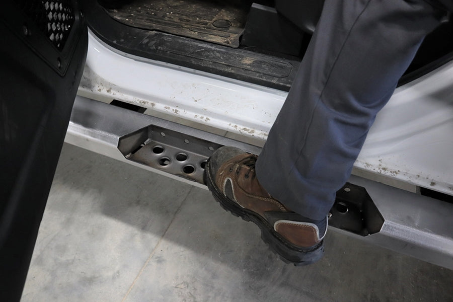 Ford Bronco 4 Door LOD Offroad Destroyer Rocksliders - Heavy Duty Bare Steel Rock Sliders for Off-Roading & Trail Protection - Perfect for Jeep Wrangler & 4x4 Adventure Enthusiasts