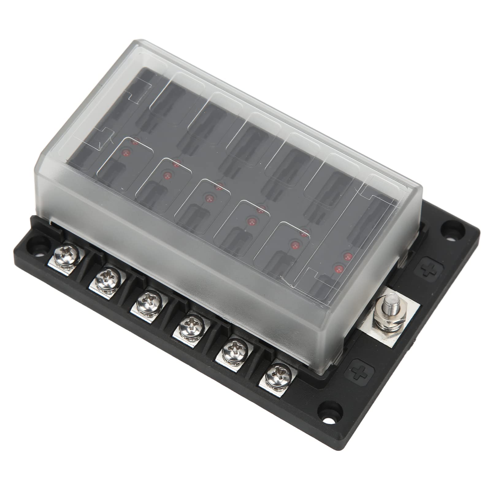 High Temperature Resistant 10-32V Fuse Holder Box - Waterproof & Durable Automotive Fuse Block for Cars, RVs, Boats & Marine Vehicles - Perfect for Electrical System Protection & Wiring Projects