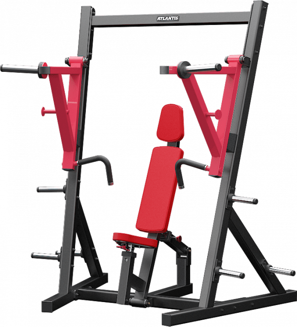 ATLANTIS Incline Chest Press Machine - Professional Gym Equipment for Strength Training & Muscle Building - Perfect for Home & Commercial Gyms