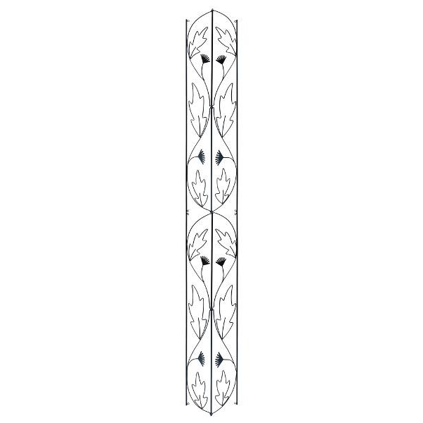 Downspout Garden Trellis - Expandable Metal Climbing Plant Support for Vines, Flowers & Vegetables | Perfect for Rainwater Drainage, Vertical Gardening & Small Space Solutions