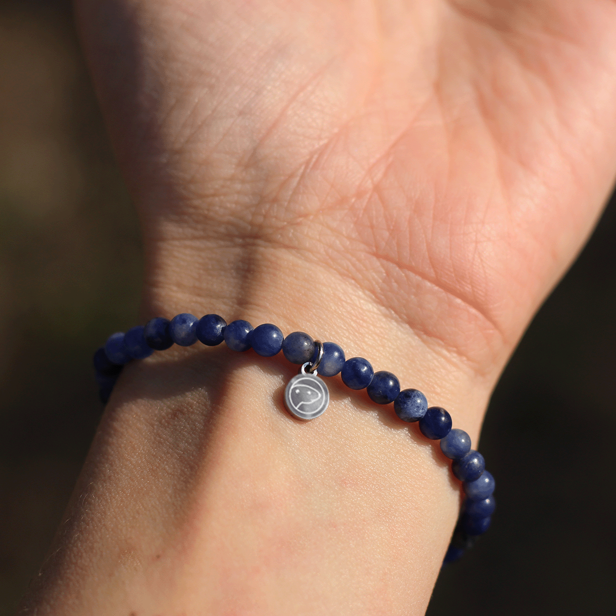 Natural Lapis Lazuli Beaded Bracelet for Women - Mini Adjustable Healing Stone Jewelry for Meditation & Spiritual Wellness