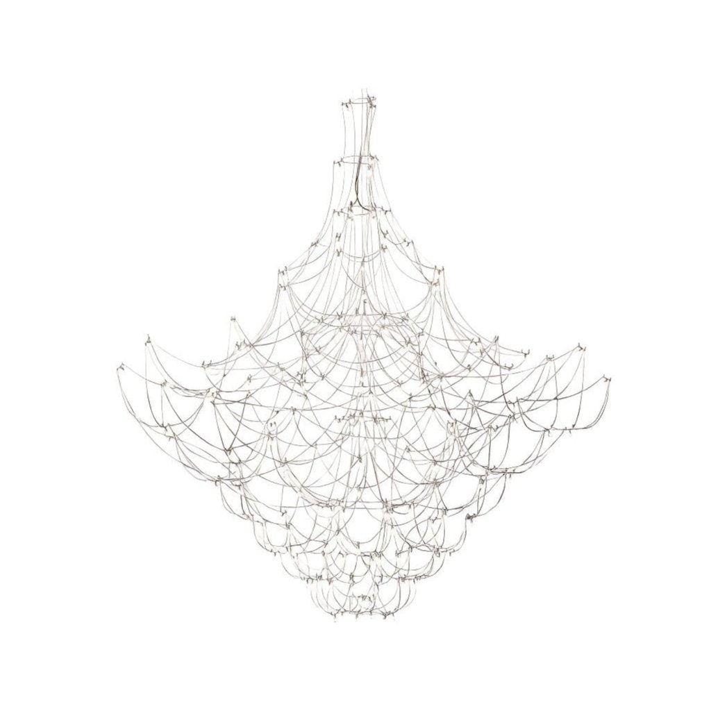 Amos Crystal Chandelier Ceiling Light Fixture - Modern Luxury Dining Room Lighting for Home Decor & Wedding Venues