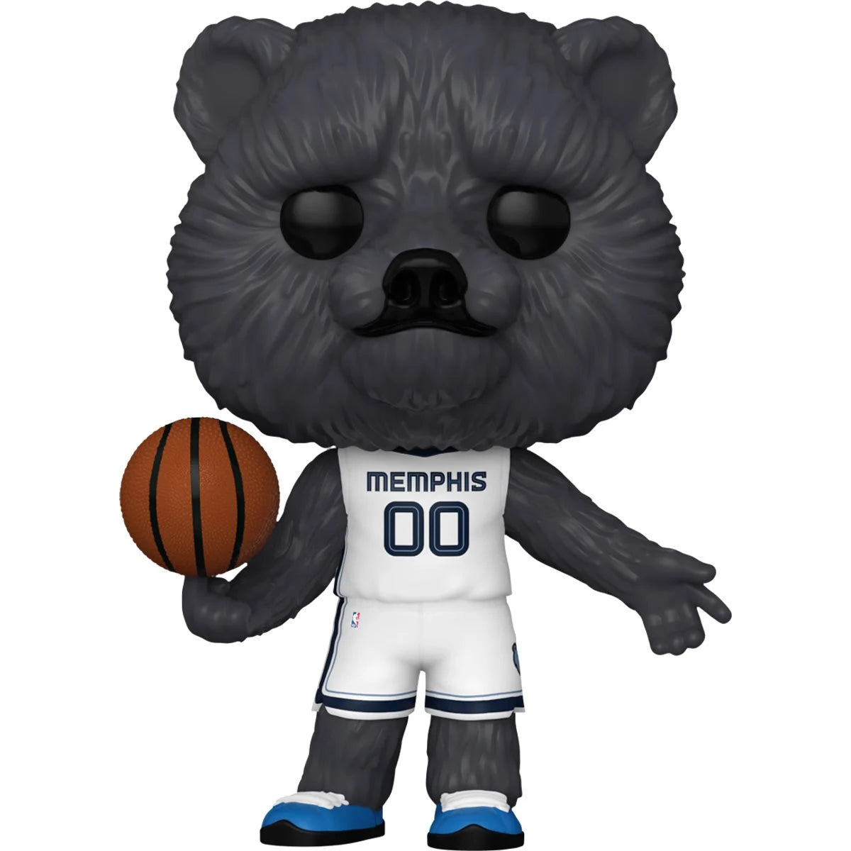 Official NBA Memphis Grizzlies Mascot Plush Toy - Cute Grizz Bear Stuffed Animal for Basketball Fans & Collectors - Perfect for Game Day Decor, Birthday Gifts & Sports Memorabilia