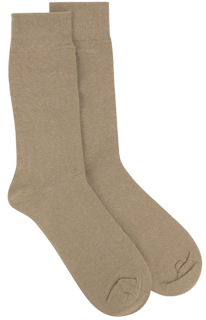 Biagio Men's Solid Blue Cotton Dress Socks - 1 Pair - Premium Formal & Business Casual Socks for Office, Wedding & Dress Shoes