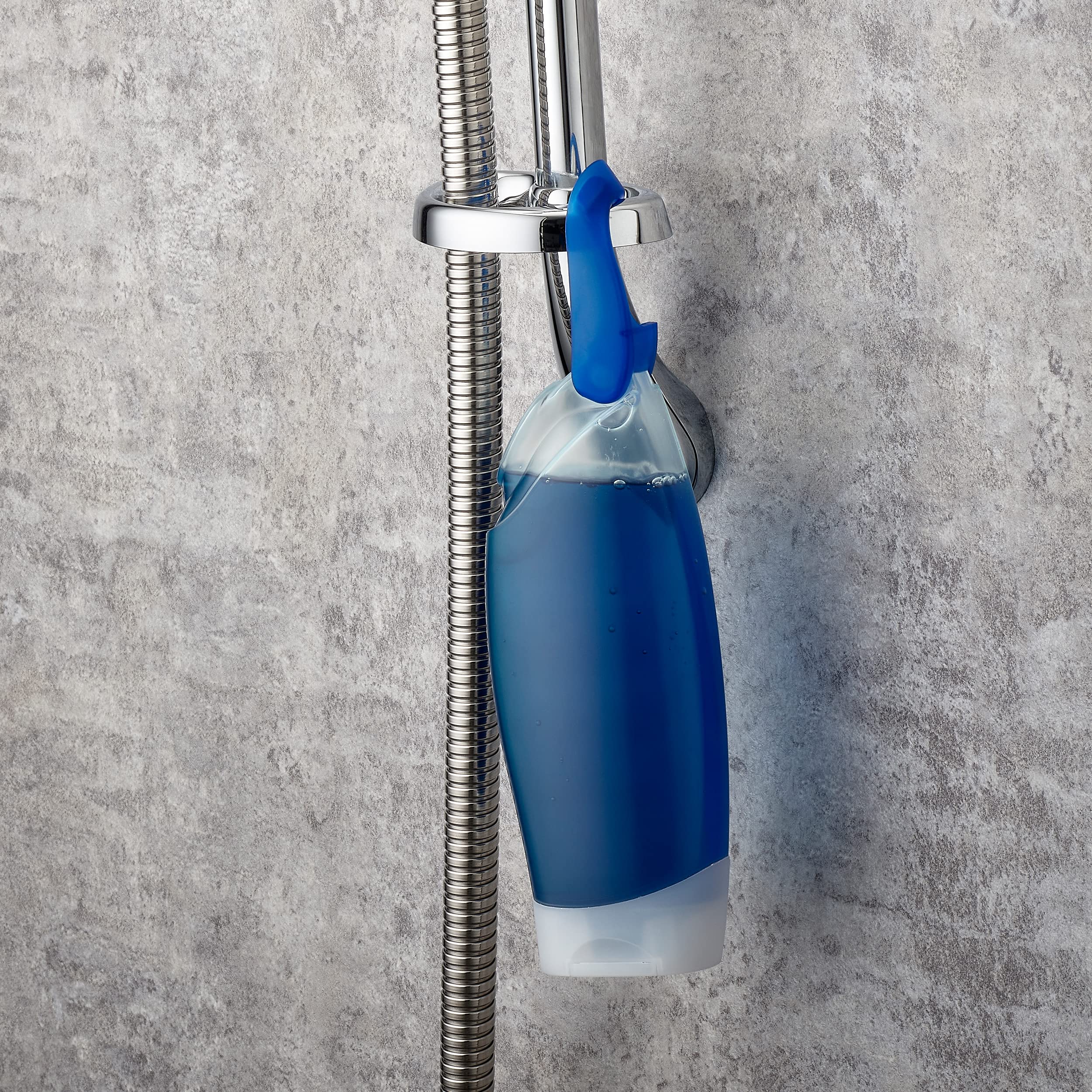 Premium Chrome Shower Fittings Kit - 4 Spray Showerhead with 1.25M Hose (Model 2.1605.154) for Bathroom & Spa Relaxation - High Pressure Water Saving Design