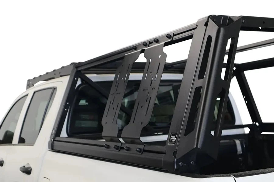 Front Runner Outfitters Pro Universal Truck Bed Rack with Accessory Mount - Heavy Duty Roof Rack System for Overlanding, Camping & Off-Road Adventures