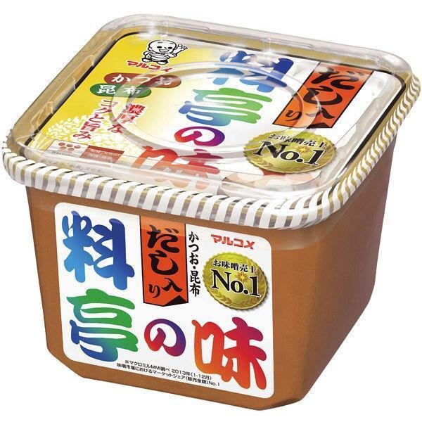 Premium Marukome Ryotei No Aji Miso Paste with Dashi - 750g Authentic Japanese Soup Base for Ramen, Udon & Hot Pot | Gluten-Free Fermented Soybean Seasoning