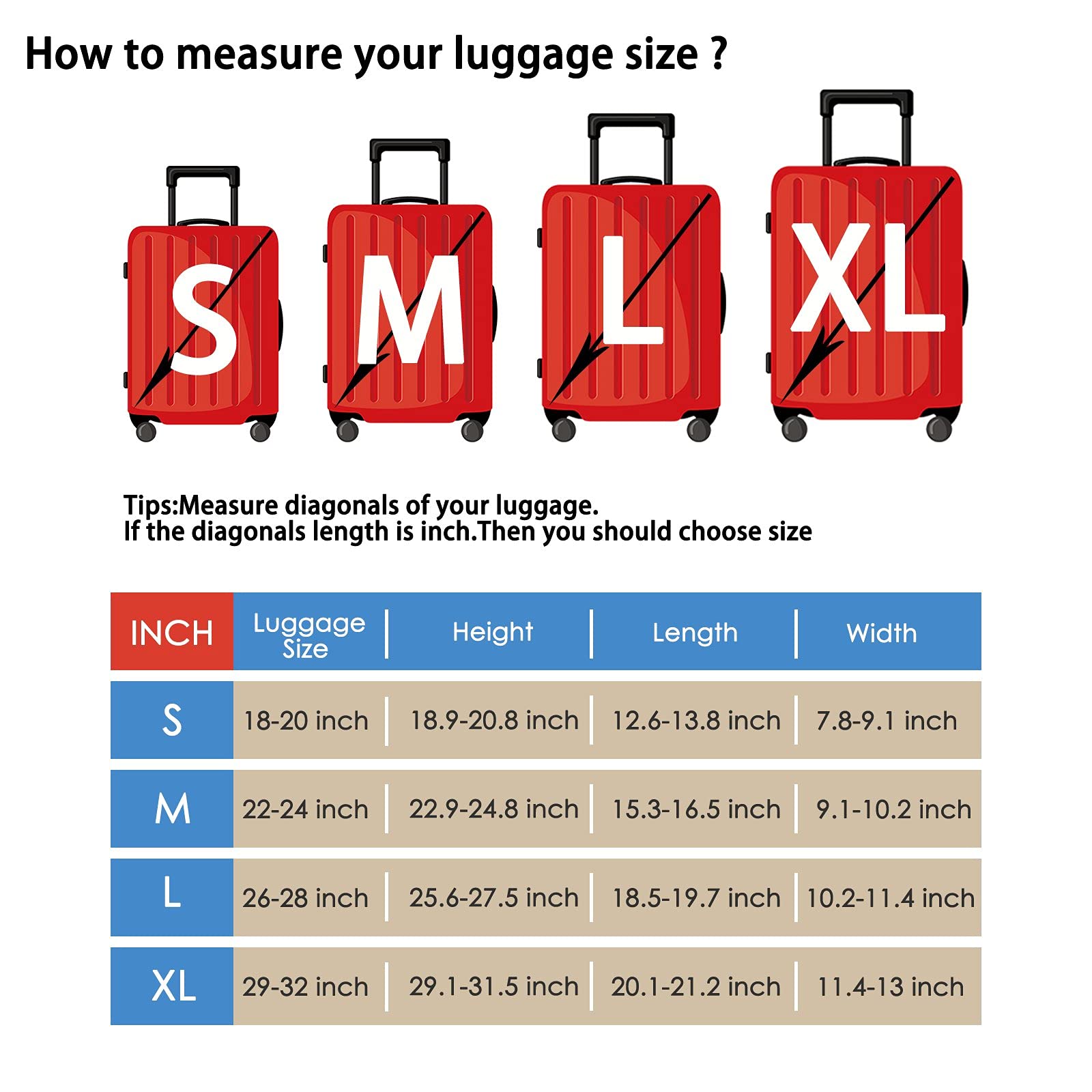 Eustoma Flowers Purple Spandex Luggage Cover - Washable Suitcase Protector for 22-24 Inch Bags | Travel Accessories for Women & Men | Perfect for Airports, Vacations & Business Trips