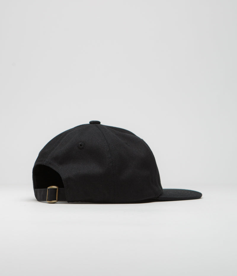 Butter Goods Cherub Cap - Black Snapback Hat for Men & Women | Streetwear Fashion, Hip Hop Style, Urban Outfits | Perfect for Casual Wear, Parties, and Daily Outings