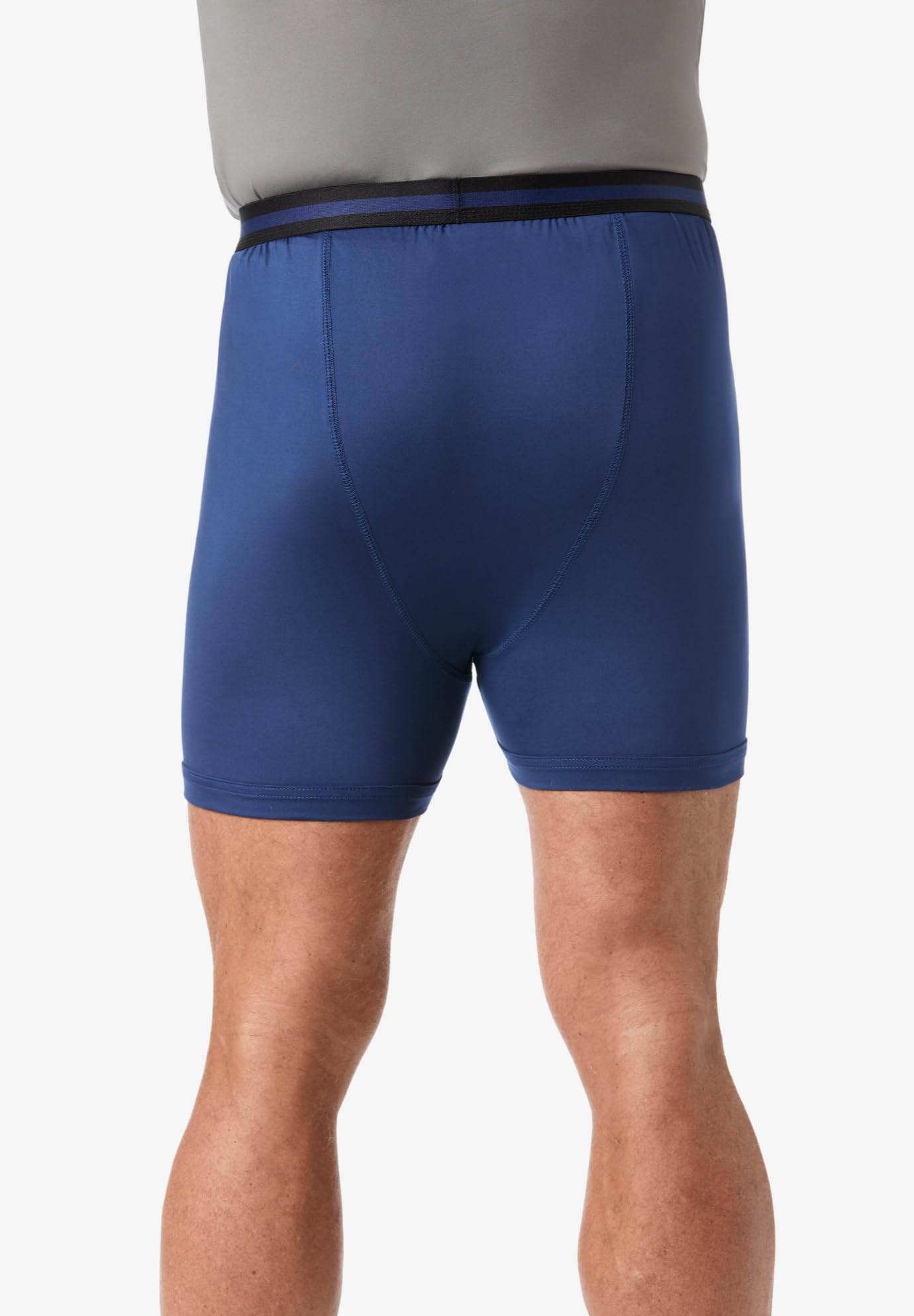 KingSize Men's Big & Tall Performance Flex Boxer Briefs - Ultra Soft Breathable Underwear for All-Day Comfort - Perfect for Workouts, Travel & Everyday Wear