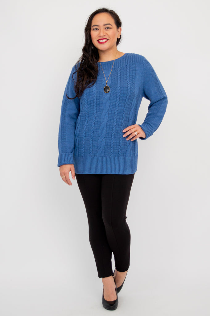 Stylish Cora Sweater for Women - Soft Cotton Claira Pullover | Perfect for Casual Outfits & Cozy Fall Days