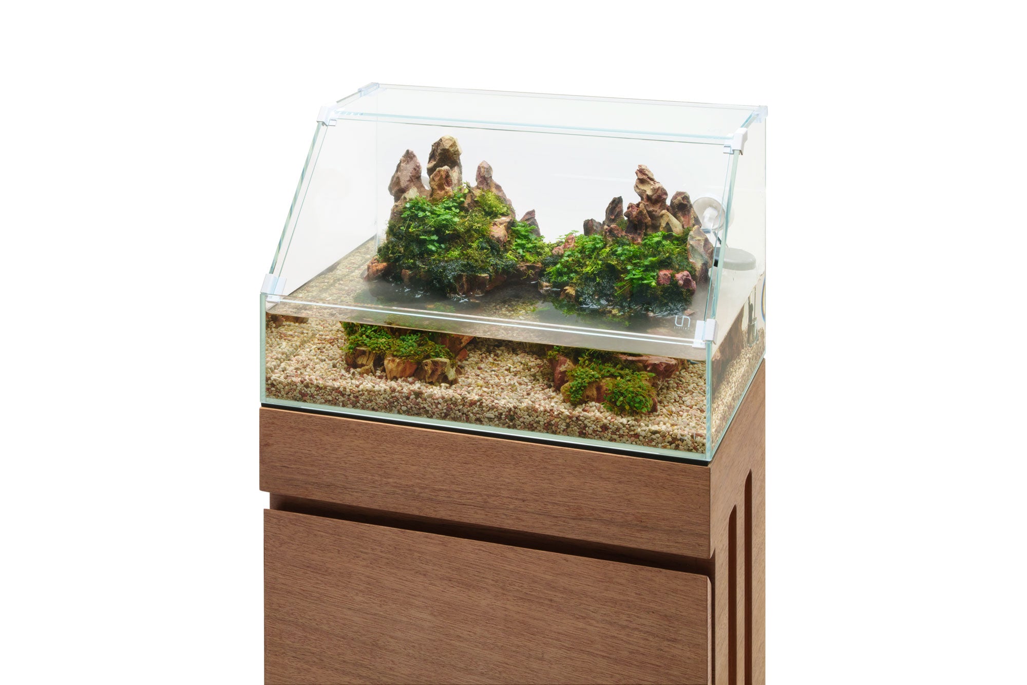 Premium UNS Paludarium Tank Enclosure Kit - Complete Terrarium Setup for Reptiles & Amphibians - Perfect for Vivarium, Bioactive Habitat & Planted Aquascaping Displays