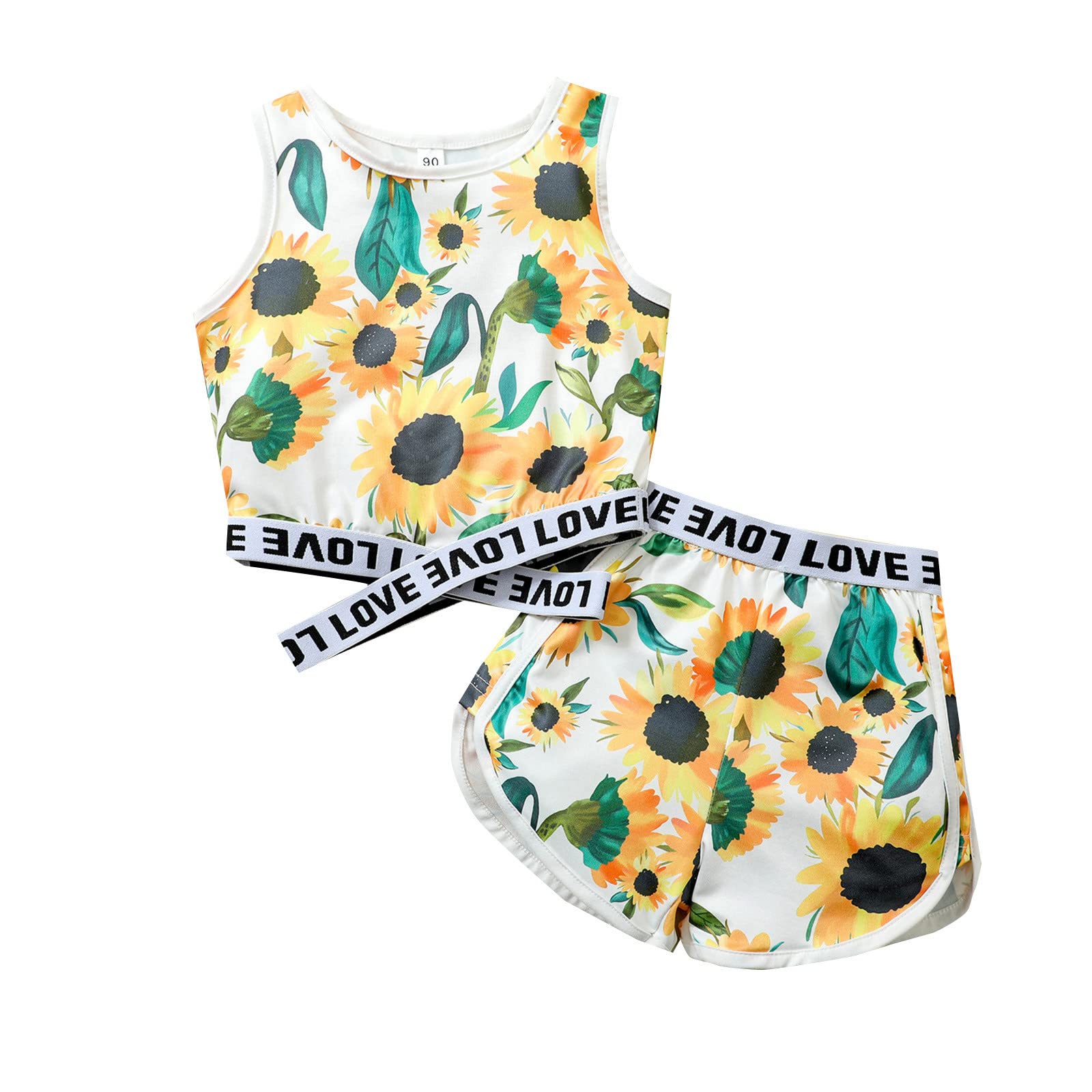 Baby Girl Summer Outfits - Floral Print Top & Shorts Set | Cute Infant Clothes for Girls | Perfect for Playdates, Beach Trips & Family Photos